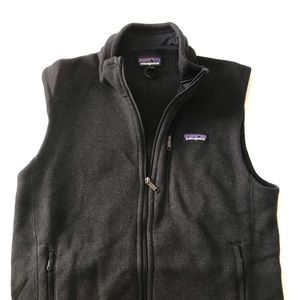 men’s Patagonia better sweater vest - medium, black